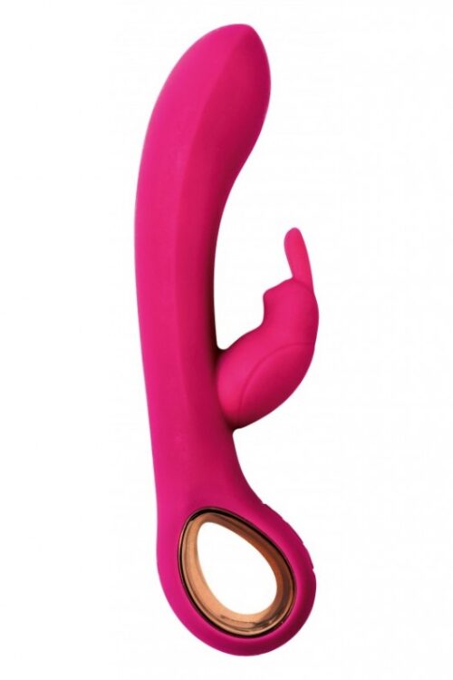 Big G-Spot avec stimulateur clitoral – Rose