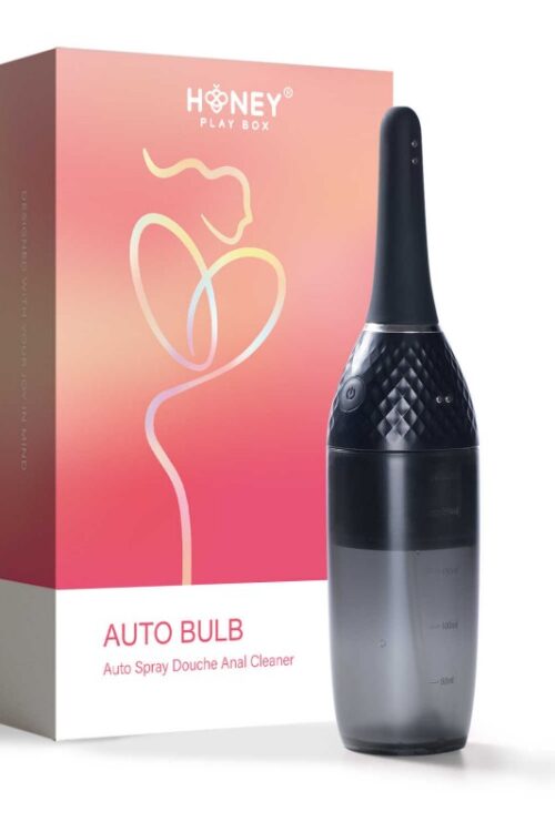 Auto Bulb – Nettoyeur anal automatique – Noir