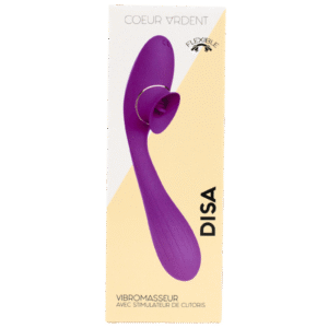 Stimulateur Clitoridien avec langue Vibromasseur Point G 2-en-1 Violet