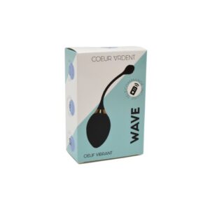 Un Œuf vibrant noir, dans un silicone médical doux et lisse